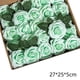 thumbnail image 2 of Flores artificiales 25 uds rosas falsas con tallos y 2 hojas para decoración de fiesta de ramos de boda Diy, 2 of 5