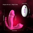 thumbnail image 4 of 1pc Rechargeable Butterfly Vibrator with G-Spot and Clitoral Stimulation - 10 Frequency Vibration and Sucking Modes - Waterproof Silicone Adult Sex Toy, 4 of 4