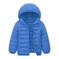 thumbnail image 5 of XBASW Kids Baby Winter down Coats Light Puffer Jacket for Boys Girls Hooded Cotton Zipper Jacket Outwear for Toddler 3-11Y, 5 of 6