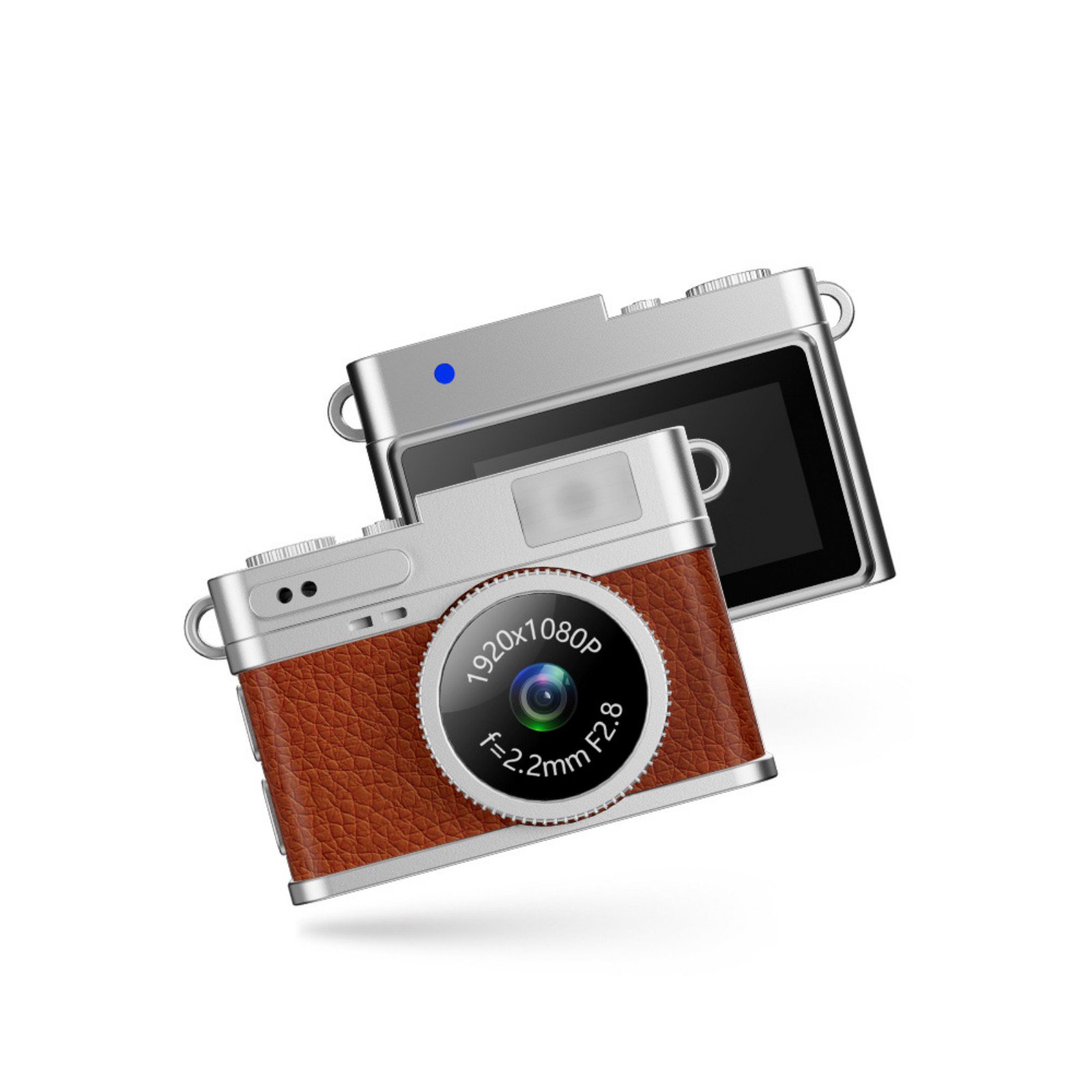 Small Keychain Camera 1080p Small Camera Portable Photo Video Cameras Camcorder for Travel Recording