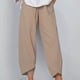 thumbnail image 2 of Pantalones casuales sueltos y sencillos de color sólido de talla grande para mujer Estilo de ajuste holgado, 2 of 6