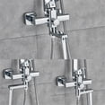 thumbnail image 2 of Zovajonia 3-Way Rainfall Shower Fixture System 8 inch Shower Head Set with Handheld Spray Polished Chrome, 2 of 12