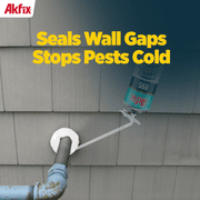 Akfix 895 Mouse & Pest Barrier Expanding Foam Sealant, 12 oz - 2 Pack