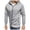 Gray, variant on Vedolay Men's Hoodies Plus Size Sweatshirt Black,2XL