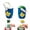 blue, variant on 3D Energy Drink,Sideline Cooler Can Holder with a cactus and a butterfly-shaped can opener,3D Printed PETG,Novelty Drink Sleeve for 12oz Cans,Sports Gift for Coaches and Tailgating Fans - (yellow)