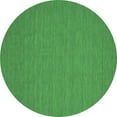 thumbnail image 1 of Ahgly Company Indoor Round Abstract Emerald Green Contemporary Area Rugs, 3' Round, 1 of 4