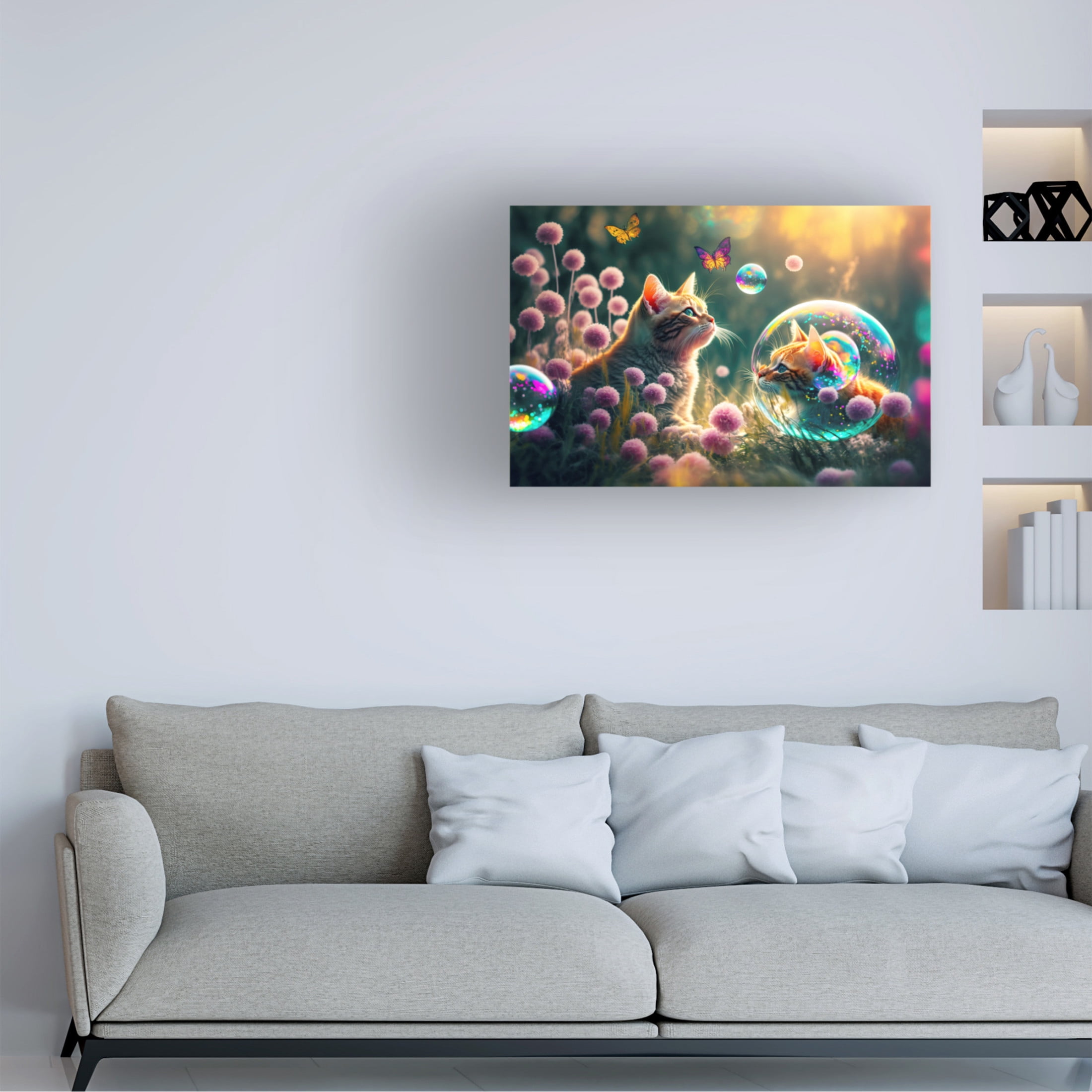 Canvas Wall Art - Ray Heere 'Mystical Morning 4' Wall Art for Living Room, Bedroom, or Office Décor by Trademark Fine Art - 19 x 12 Inches