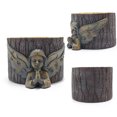 thumbnail image 3 of Maceta De Ángel Rezando De Resina, Escultura De Resina, Adornos, Contenedor Suculento Yuarrent HA036228-00, 3 of 6