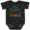 thumbnail image 3 of Inktastic My Grandad Loves Me Boys or Girls Baby Bodysuit, 3 of 5