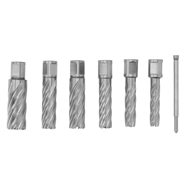 Mag Drill Bit,7Pcs Annular Cutter 3 Carbide Annular Cutter Annular Cutter Highly Versatile