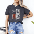 thumbnail image 2 of 13 Star Betsy Ross Flag 250 Years Distressed Vertical Patriotic Tee 1776 2026, 2 of 6
