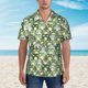 thumbnail image 2 of Fotbe Cute Frog Camisa Hawaiana para Hombre Unisex – Camisa Casual de Verano con Botones de Manga Corta de Algodón y Lino,Small, 2 of 7