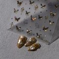 thumbnail image 6 of 2 Sheets Golden Butterfly 5D Embossed Nail Art Stickers Decals Spring Summer Nail Designs Easy to Use & Apply, Suitable for Plastic, Glass, Fabric, Wood Surfaces, 6 of 9