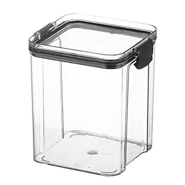 AMERTEER Plastic Storage Bins with Latching Lids Stackable Clear Storage Bins for Home and Office Organization Soup & Salad Food Storage Containers for Everyday Use Medium Rectangle Cont