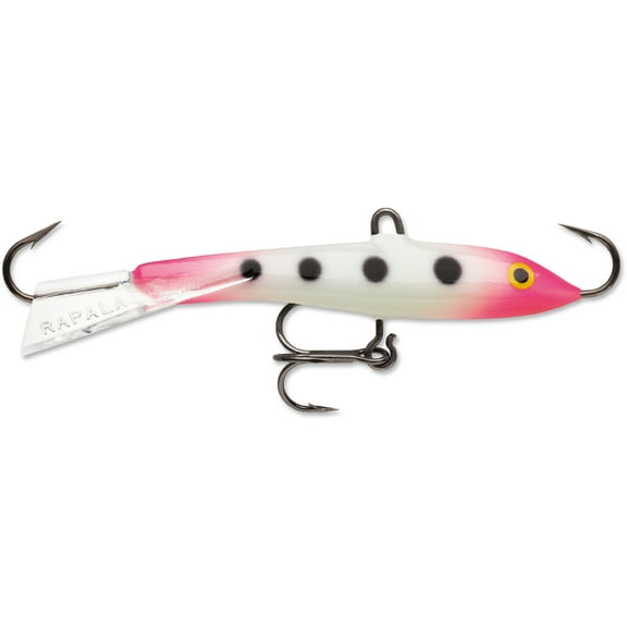 Rapala Jigging Rap 09 Glow Pink Squirrel Fishing Lure