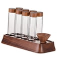 thumbnail image 4 of jesticaly Glass Test Tubes with Display Rack Storage Bean Tubes Coffee for Coffee Shop 8 Hole 8 Hole, 4 of 6