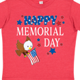 thumbnail image 3 of Inktastic Happy Memorial Day- Eagle Boys or Girls Toddler T-Shirt, 3 of 4