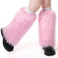 thumbnail image 3 of Women's Fluffy Leg Warmers Leg Warmers for Women Plus Size Winter Fluffy Leg Warmers Leg Warmers for Toddler Girls Warm Soft, 3 of 3