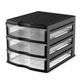 thumbnail image 2 of Life Story 3 Drawer Stackable Shelf Organizer Storage Drawers (2 Pack), 2 of 6