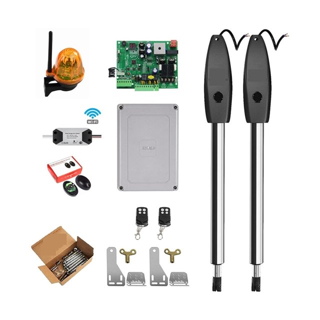 400KG Automatic Dual Arms Electric Swing Door Gate Opener Operator Motor Actuator Closer Swing Gate Opener For Access Control ,Free Your Hands