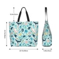 thumbnail image 4 of Kdxio Sea Life Casual Tote Bags Women Big Capacity Shoulder Bag for Women Travel Shoulder Bags Handbags, 4 of 6