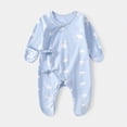 thumbnail image 2 of CAUYDY Preemie Pjs for Girls Newborn Fall Winter Clothing 3-6M 9-12M 18-24M Baby Long Sleeve Loungewear for Boys Infant Comfy Bodysuit Sizes 0-1 Months,Light Pink, 2 of 4