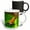 Multicolor, variant on 3drose, Costa Rica. Strawberry Poison Dart Frog on Leaf., 11oz Two-tone Blue Mug
