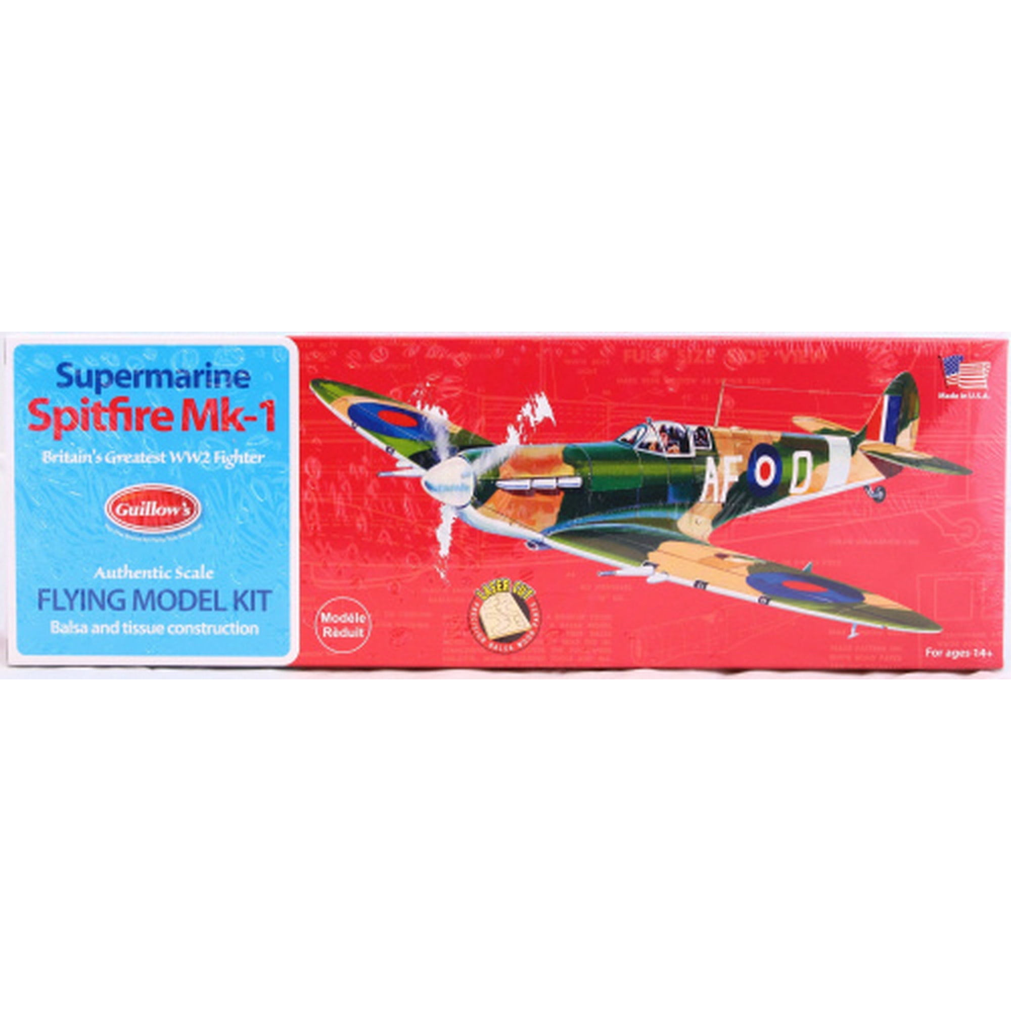 Supermarine Spitfire Mk 1 Plane Wood Kit Walmart