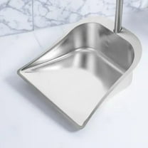 Pawsdot Dustpan Stainless Steel Large Capacity Square Shape Home Use 1Pcs