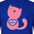 thumbnail image 4 of Inktastic Love Cat 2 Long Sleeve Youth T-Shirt, 4 of 5