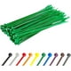 thumbnail image 1 of Bridas para cables plateadas, largas y resistentes, 370 mm x 4,8 mm, paquete de 100, cremallera de nailon de primera calidad, 1 of 5