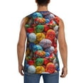 thumbnail image 4 of Disketp Easter Eggs Sleeveless Tshirts For Men, Muscle Shirts For Men Dry Fit Tank Top-Medium, 4 of 8