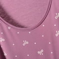 thumbnail image 4 of GigrtiJin Plus Size Pajamas for Womens Casual Bow Print Sleeveless Tank Tops Womens Baggy Loungewear Crew Neck Tank Tops XL-5XL, 4 of 8
