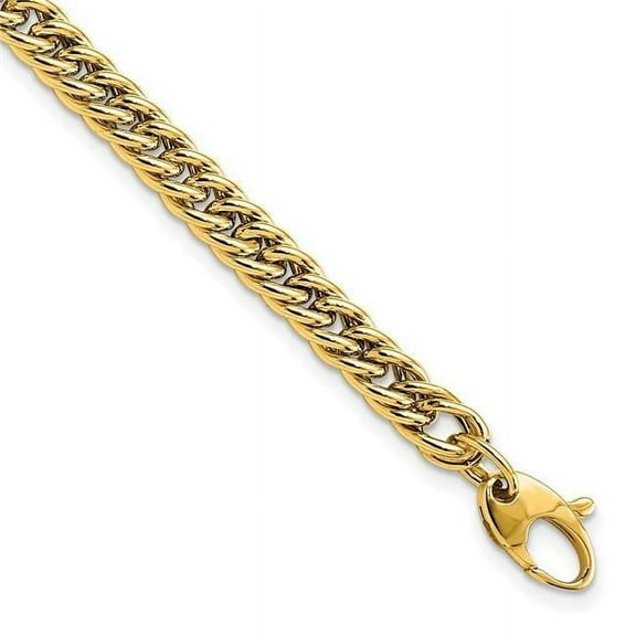 14K Polished Curb Link Bracelet