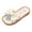 White, variant on adviicd Unisex Children Slippers Thick Sole Comfort Footed Casual Slide Open Toe Flat Slippers for Beach,Pool,Bathroom (Blue,12.5)