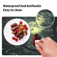 thumbnail image 5 of Wobogo Midnight Dark Crow Placemats Coasters Set of 2 Heat-resistant Non-slip Easy to Clean Square Dinner Plate Mat, 5 of 8