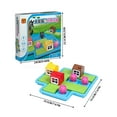 thumbnail image 3 of Noehoiugi Three Little Piggies – Preschool Logic Puzzle Game With Challenges And Storybook – Educational Fairy Tale Puzzle For Ages 3+ To Develop Spatial Reasoning And Problem-Solving Skills, 3 of 8
