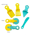 thumbnail image 1 of Herramientas de juego de masa para niños, accesorios de masa, moldes de dinosaurio, cortador de rodillo de fruta, tijera, molde de arcilla para plastificar, Juguetes DIY para niños, 1 of 2