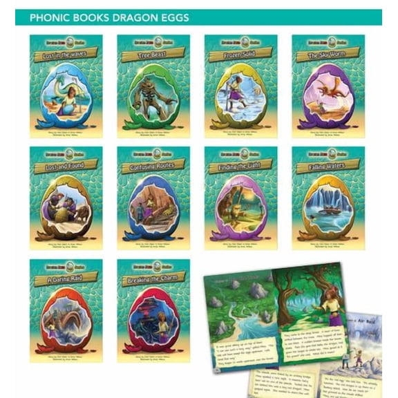 Phonic Books Dragon Eggs: Decodable Books for Older Readers (Alternative Vowel Spellings)
