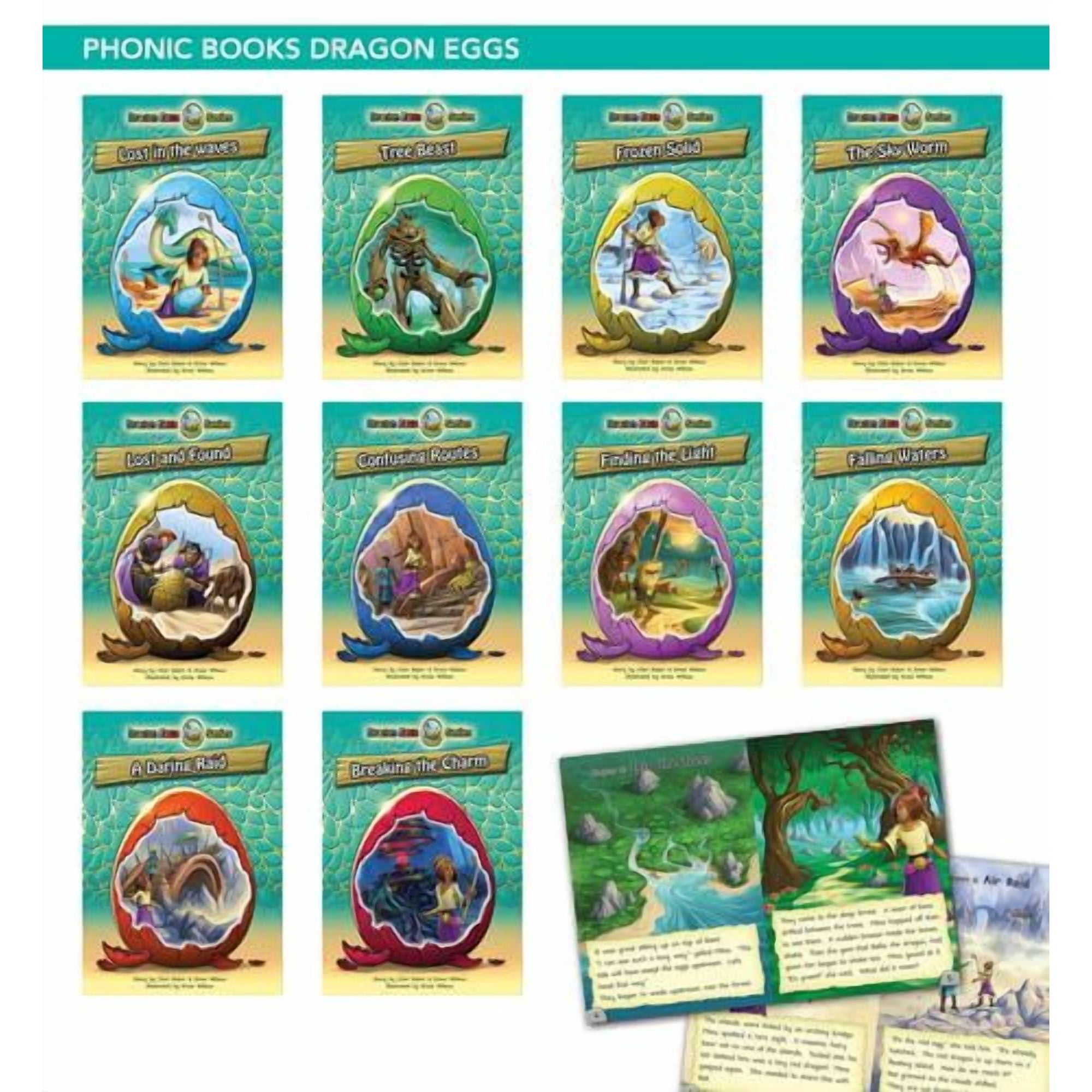 Phonic Books Dragon Eggs: Decodable Books for Older Readers (Alternative Vowel Spellings)