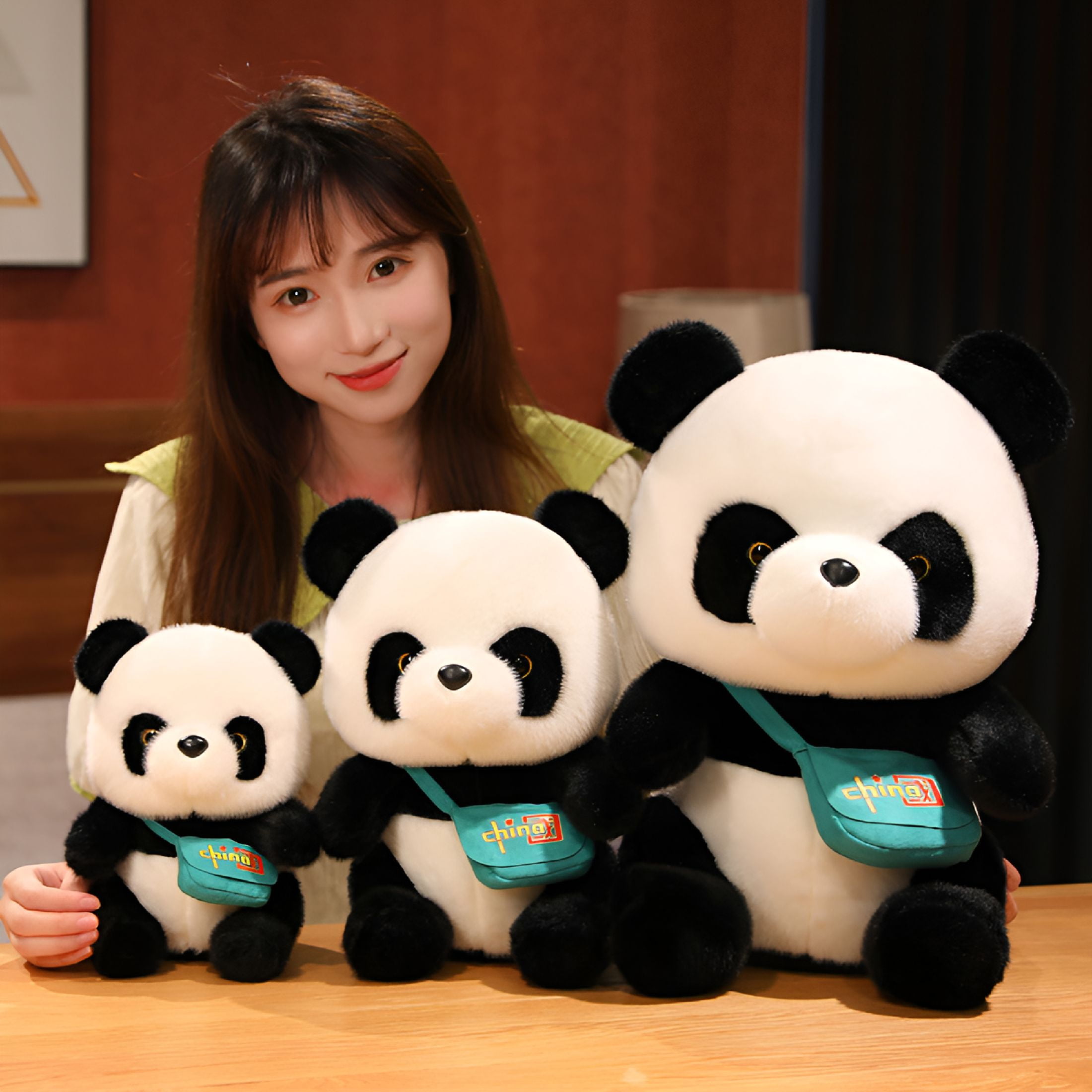 BESTSKY 1.7lbs Weighted Stuffed Animals Panda - 23.6"