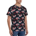 thumbnail image 5 of Rocae Rose Flowers for Men's Moisture-Wicking Crew Tee - T-Shirt for Sports, Outdoor Activities, and Casual Wear3X-Large, 5 of 9