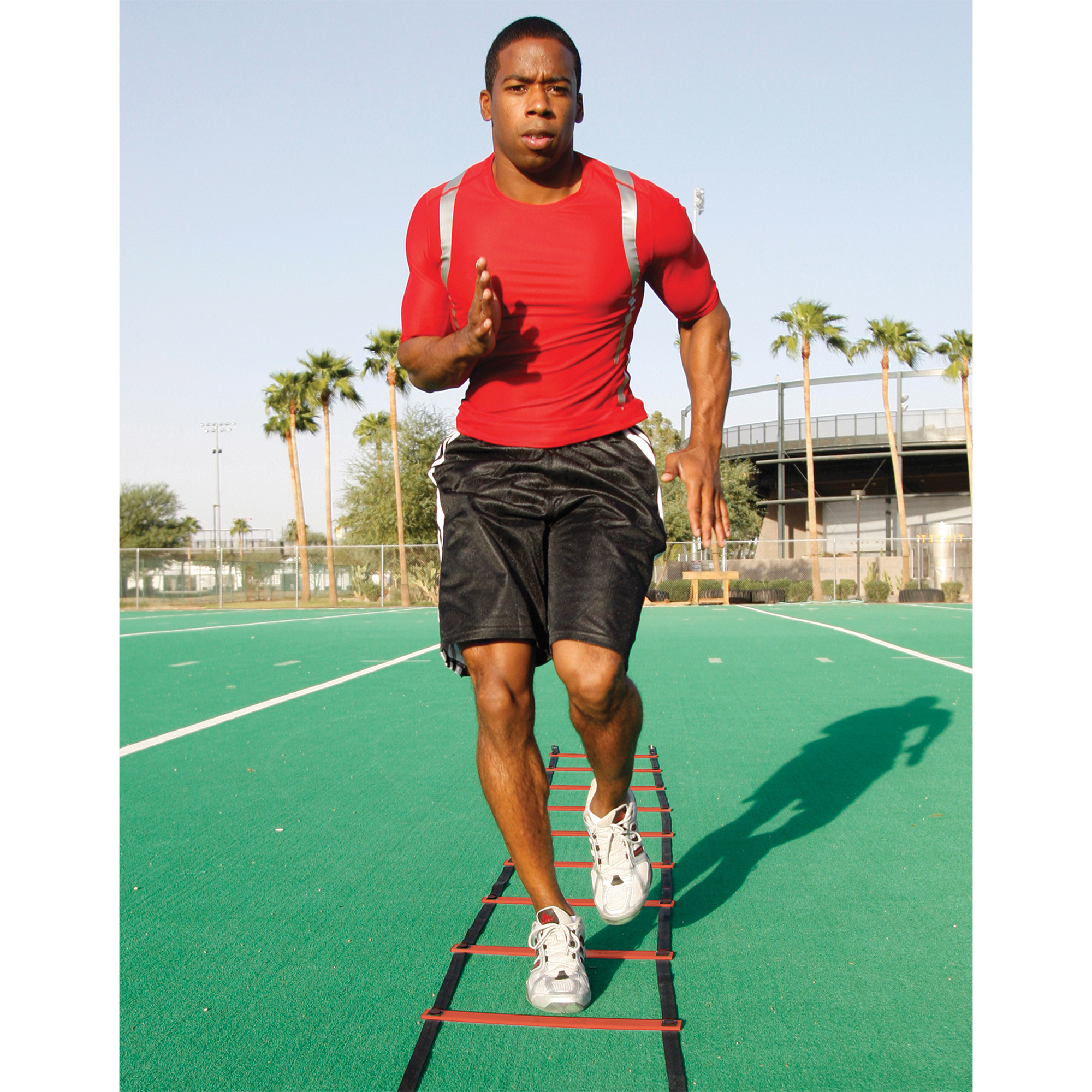 GoFit 15-Foot Agility Ladder with Carrying Bag for Speed and Agility Training, Indoor Outdoor