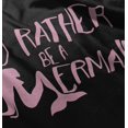thumbnail image 4 of I'd Rather Be a Mermaid Beach Vibes Youth T Shirt Tee Girls Infant Toddler Brisco Brands 12M, 4 of 5