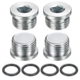 thumbnail image 1 of Paquete de 4 Tapones de Tubería SAE 7/8-14 UNF con Junta Tórica, 1 of 6