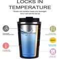 thumbnail image 4 of Insulated Coffee Mug, Double Wall Travel Mug Vacuum Insulation Stainless Steel with Reusable Mug, Tea and Beer 13oz, Black, 4 of 5