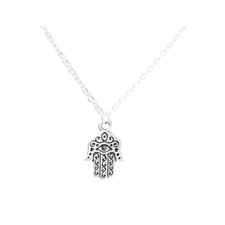 Eye of Fatima Hand of Hamsa Necklace