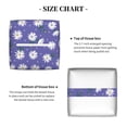 thumbnail image 5 of Kdxio Daisies Flowers Print Tissue Box Cover,Square Decorative PU Leather Facial Paper Case Organizer Holder Dispenser for Bathroom,Night Stands,Desk,Car 5.2''X5.2''X5.2'', 5 of 8