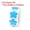Bright Blue, variant on Uxcell 1 Roll Bright Blue Daisy Stickers 1 inch Cute Flower Shaped Sticker Labels