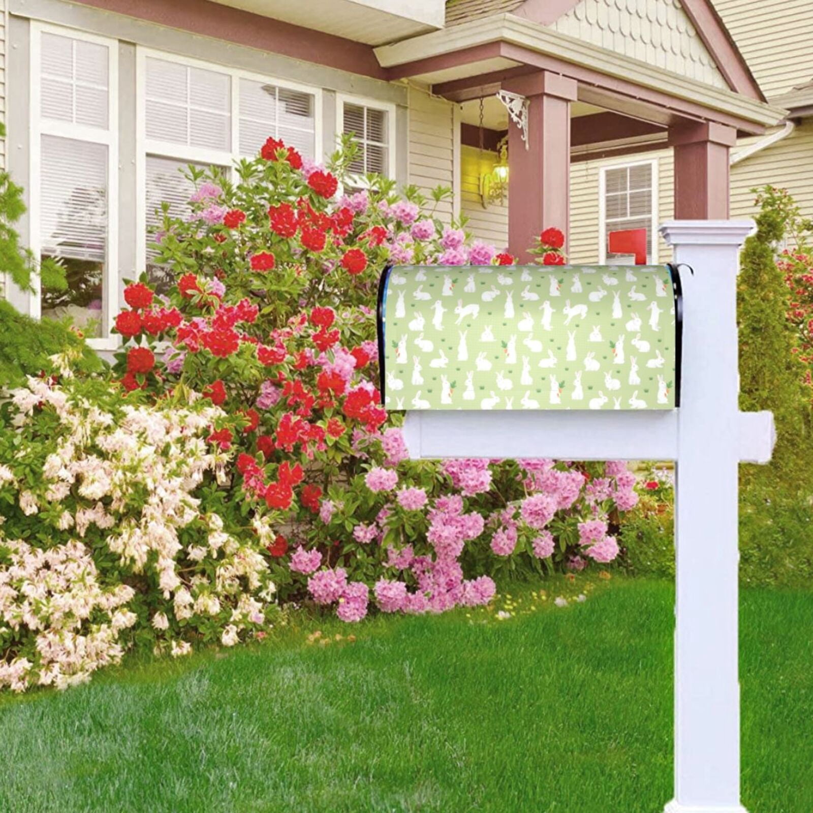 Kdxio Magnetic Mailbox Cover 21x18 in Mailbox Cover Outdoor Decoration Holiday Mailbox Covers for Home Garden Yard-21x18 in